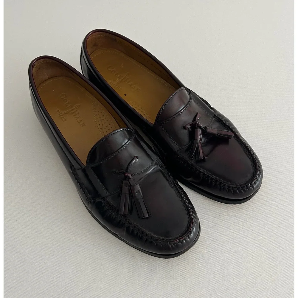 Cole Haan Nike Air Tassel Loafers Men's 9.5 — Vintage Collaboration Era